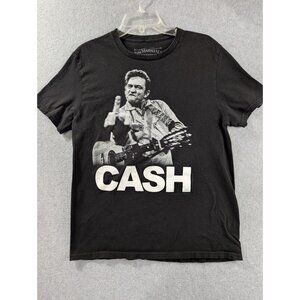 Johnny Cash Graphic T-Shirt By Jim Marshall - Black Cotton Tee Your #1